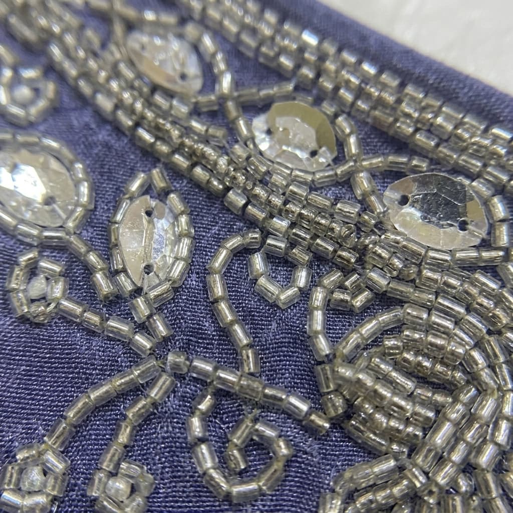 Lavender Zari Embroidered Chanderi Silk Straight Palazzo Suit Set - View 3
